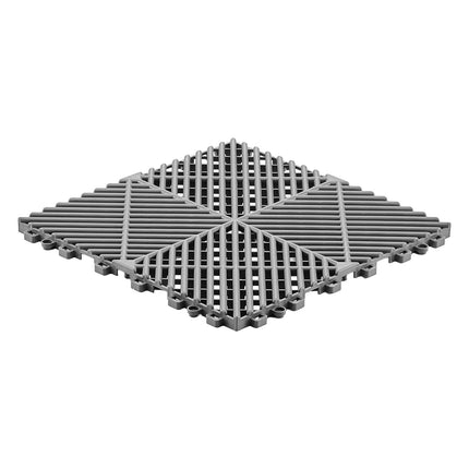 Interlocking PP Drainage Floor Tiles, Non-Slip, 50 Pack