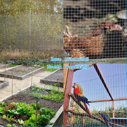 Iron Mesh 0.9x15m, 7mm Openings, Rust-Resistant Fence