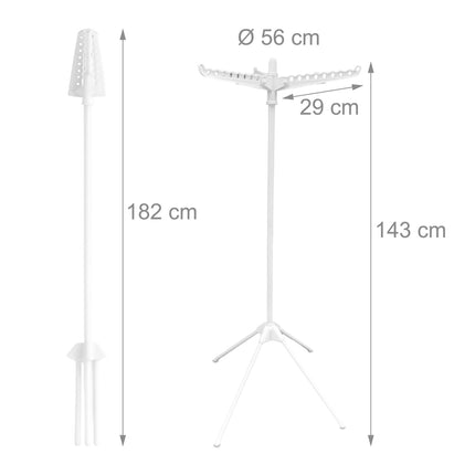 Ironing Rack for 27 Hangers – Foldable Clothes Dryer