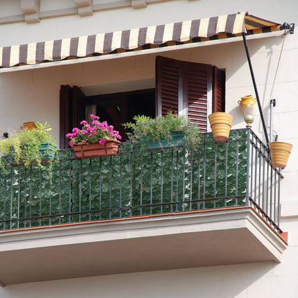 Ivy Leaf Privacy Screen, Set of 12 Panels