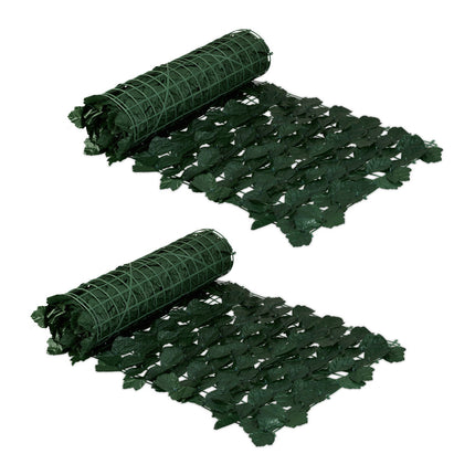 Ivy Leaf Privacy Screen, Set of 12 Panels