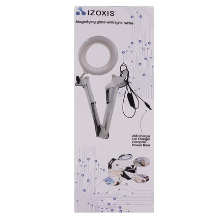 Izoxis magnifying loupe - white 22692