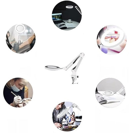 Izoxis magnifying loupe - white 22692