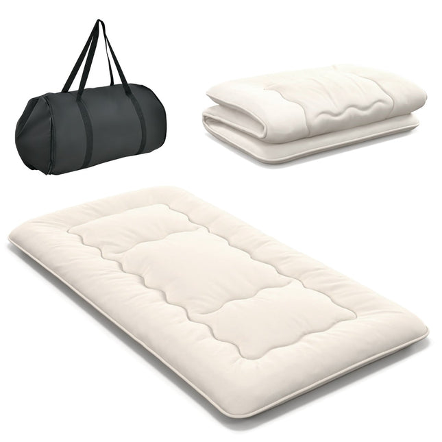 Japanese Futon Mattress, Washable Cover, 200x90x10 cm