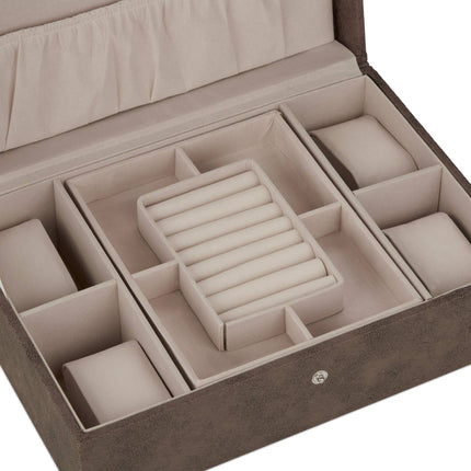 Jewelry box in leather look