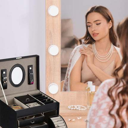 Jewelry box with mirror