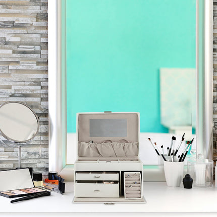 Jewelry box with mirror