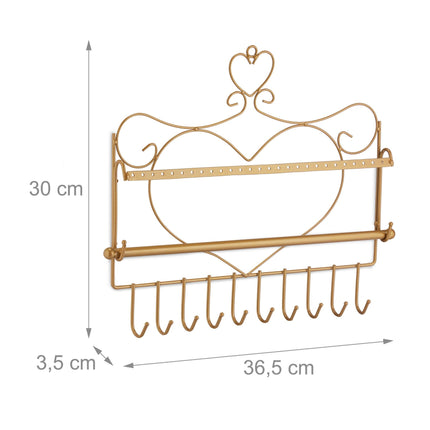 Jewelry holder wall