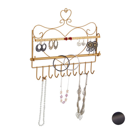 Jewelry holder wall