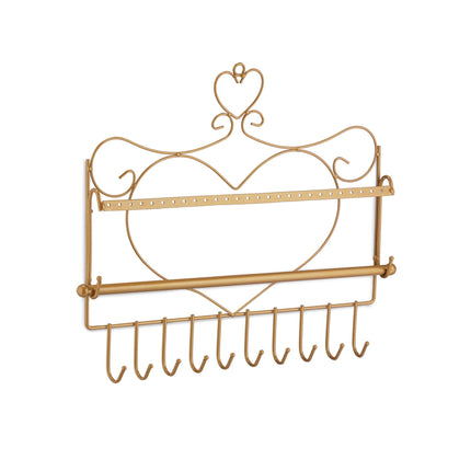 Jewelry holder wall