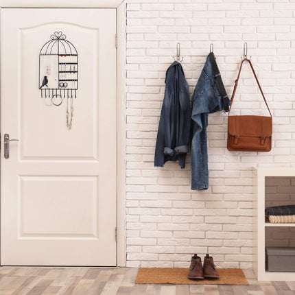 Jewelry holder wall