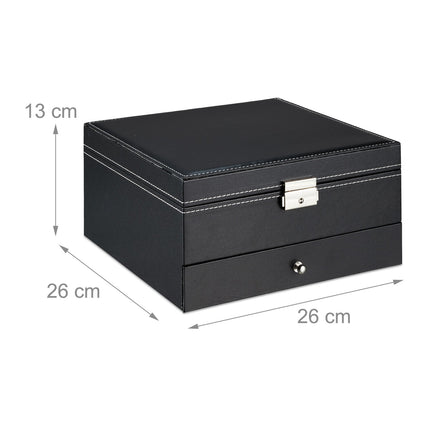 Jewelry storage with 3 levels