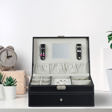 Jewelry storage with drawer
