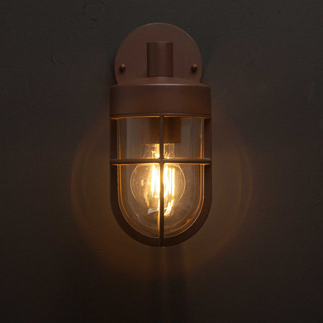Jimmy Wall light E27 socket IP44 Corten