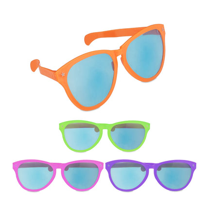 Jumbo Party Glasses – Extra-Large Blue Tinted Lenses