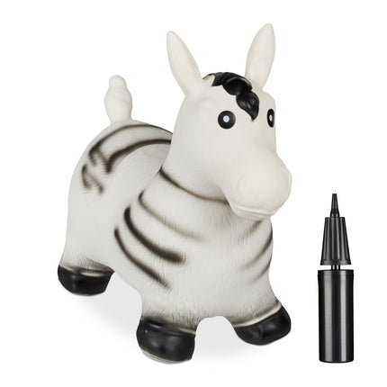 Jumping zebra
