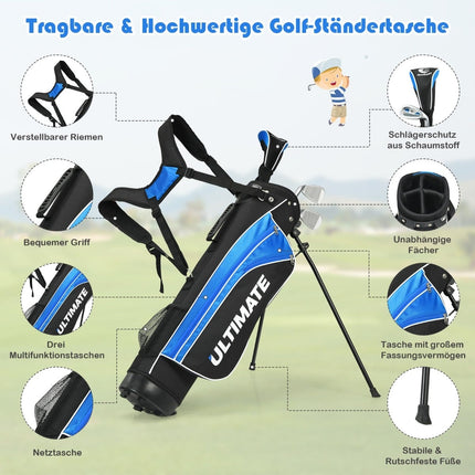 Junior Golf Club Set, 5-Piece with Bag for Ages 8-10