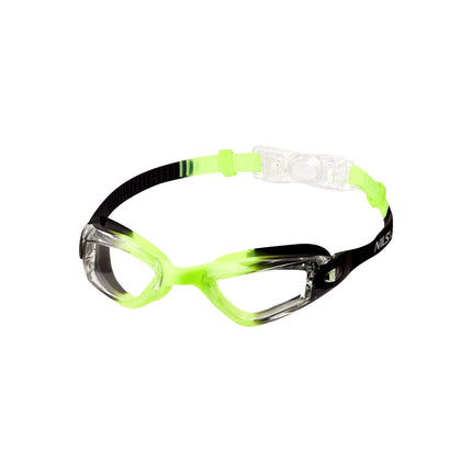 Junior Swimming Goggles, Black/Green, Anti-Fog Lens