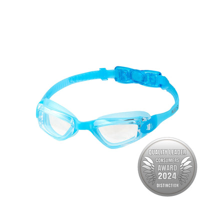 Junior Swimming Goggles, Blue, Anti-Fog, UV Protection