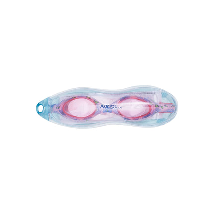Junior Swimming Goggles, Pink Flowers Design
