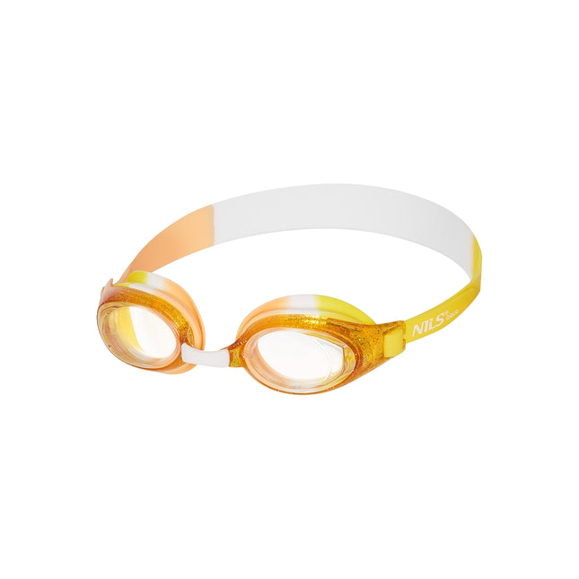 Junior Swimming Goggles, Yellow, Anti-Fog, UV Protection