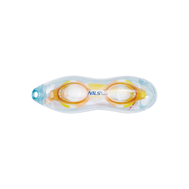 Junior Swimming Goggles, Yellow, Anti-Fog, UV Protection