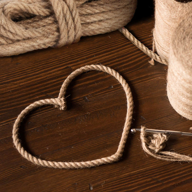 Jute cable 10 mm x 15 m set of 2