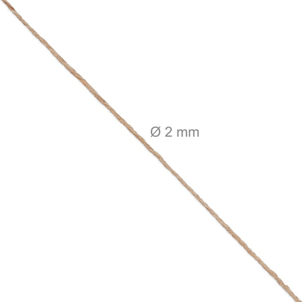Jute cable 2 mm x 400 m