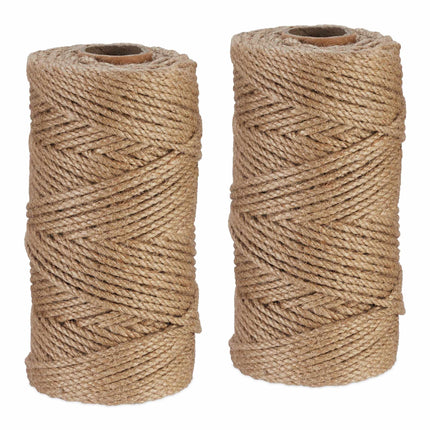 Jute cable 4 mm x 100 m set of 2