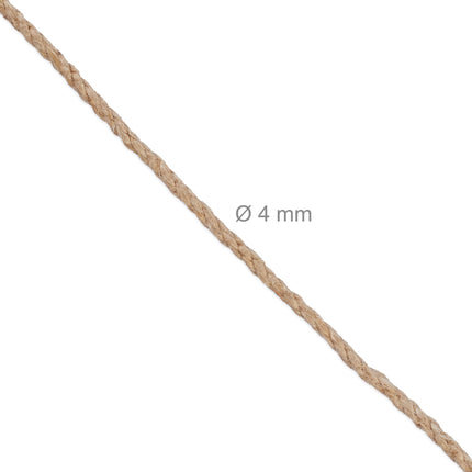 Jute cable 4 mm x 100 m set of 2