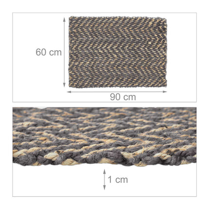 Jute mat 60 x 90 cm
