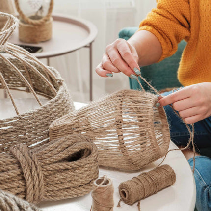 Jute rope 8 mm x 10 m set of 3