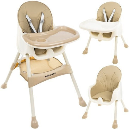 KRUZZEL feeding chair - beige