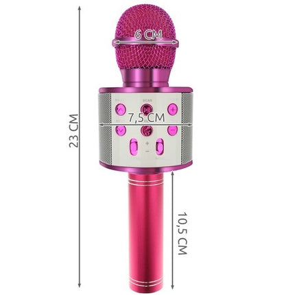 Karaoke microphone - pink Izoxis 22191