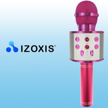 Karaoke microphone - pink Izoxis 22191
