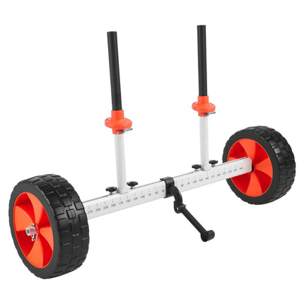 Kayak Cart, 230 lb Capacity, 10 in Solid PU Tires, Kickstand