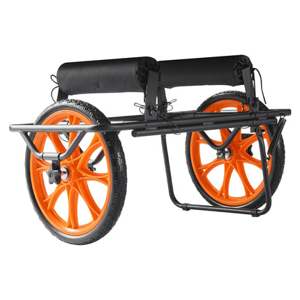 Kayak Cart 330 lb Capacity, 15 in Solid Tires, Kickstand