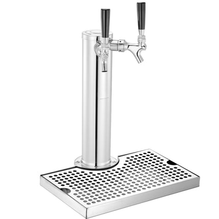 Kegerator Tower Kit, Dual Tap, W21.8 Regulator, A-System Coupler
