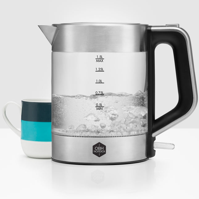 Kettle Venice glass kettle 1.5 l. cordless 6418