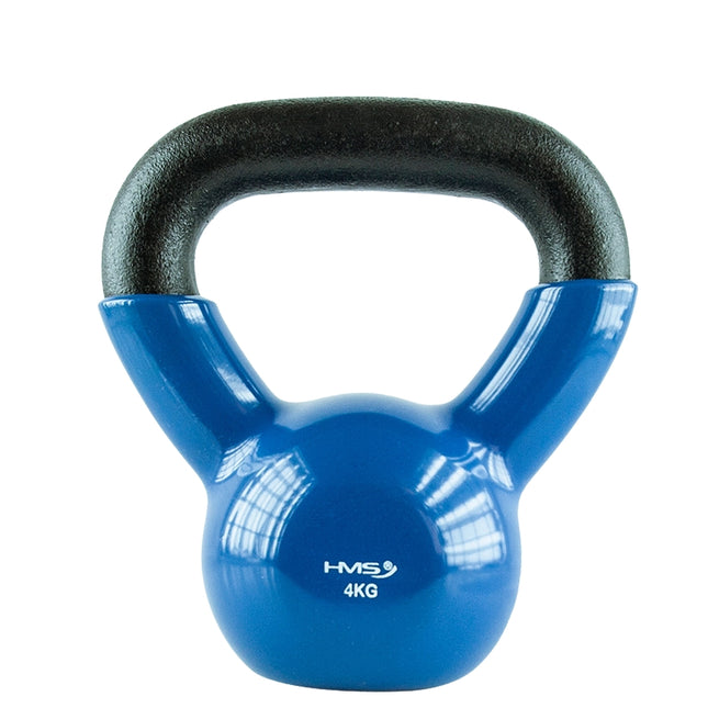 Kettlebell, Cast Iron, 4 kg, Blue