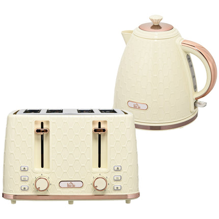 Kettle and toaster set - 1.7 l, 4 slices, 7 browning levels
