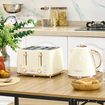 Kettle and toaster set - 1.7 l, 4 slices, 7 browning levels