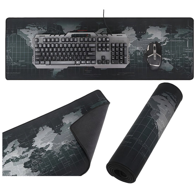 Keyboard mouse pad gray