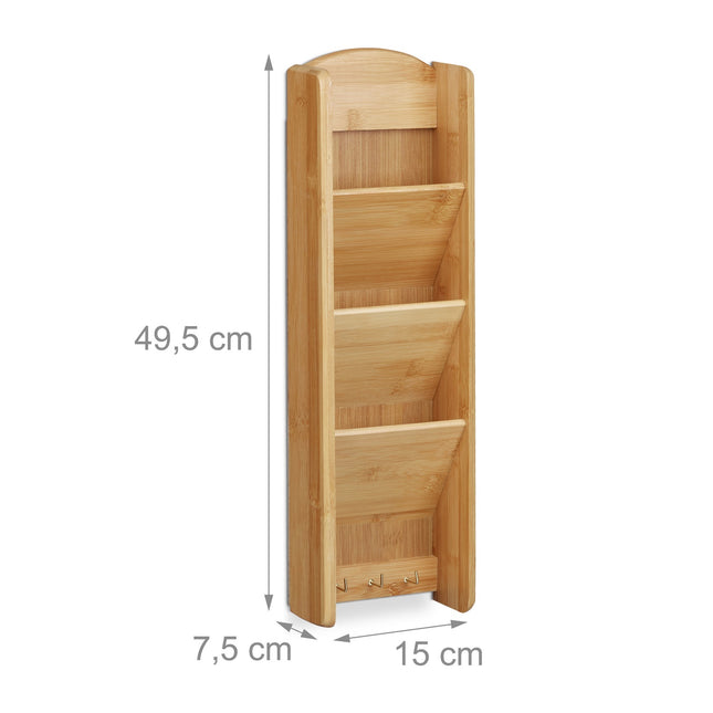Keyboard with shelf Bamboo