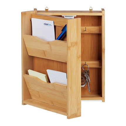 Key cabinet in bamboo