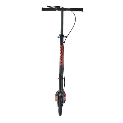 Kick Scooter, 2-Wheel, Adjustable Handlebar, Foldable, Black