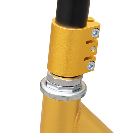 Kick Stunt Scooter, 360° Steering, Rubber Grip, Gold