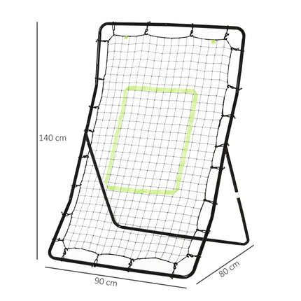 Football Rebound Wall – Steel & PE, 75x126cm training aid