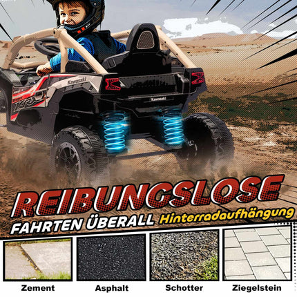 Kids 12V Electric Off-Road Vehicle, Remote, LED, Yellow