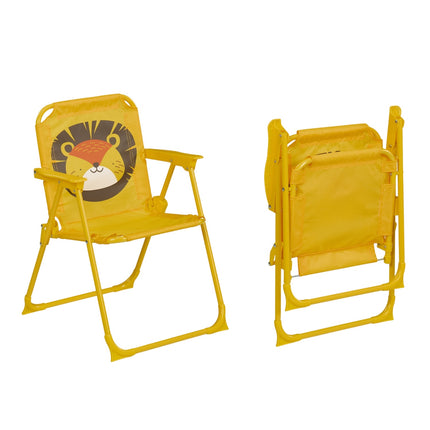 Kids' 4-Piece Camping Furniture Set with Parasol